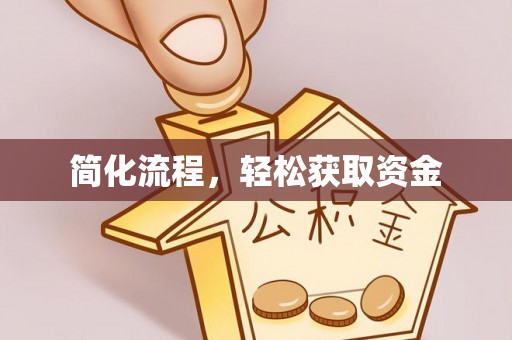 南郑简化流程，轻松获取资金